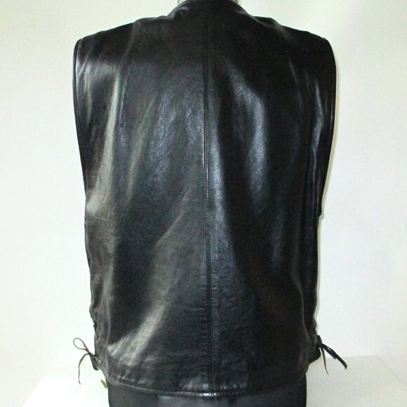 CIGLIANO LEATHER VEST - Picture 3 of 16